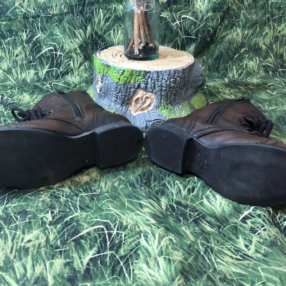Steve Madden Dark Brown Troopa Boots Size 5 1/2 - Picture 8 of 14